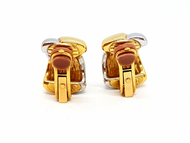 Boucles d'oreilles Boucles d'oreilles Clips Or jaune 58 Facettes 06383CD