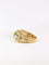 Bague Bague jarretière vintage émeraudes et diamants 58 Facettes J33