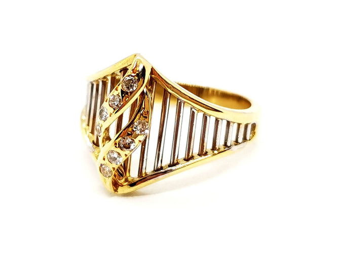 Bague 46 Bague Or jaune Diamant 58 Facettes 1161975CD