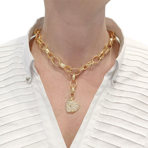 Collier Collier Pomellato "Sabbia" en or rose et diamants bruns. 58 Facettes 31399