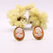 Boucles d'oreilles Boucles d'oreilles or jaune 18 carats Camées 58 Facettes