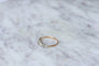 Bague Bague jarretière or rose, argent et diamants 58 Facettes