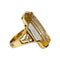 Bague 52 Bague Lalaounis or jaune, cristal de roche. 58 Facettes 30961