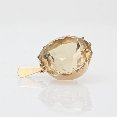 Pendentif Pendentif or jaune citrine vintage 58 Facettes 20-376