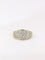 Bague Bague bandeau vintage or jaune diamants 58 Facettes J28