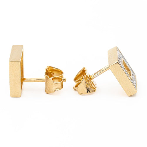 Boucles d'oreilles Boucles d'oreilles Puces Or jaune Diamant 58 Facettes 2090633CN
