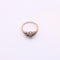 Bague Bague Art Nouveau double trilogie Or rose Diamants 58 Facettes