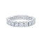 Bague 56 Alliance tour complet or blanc, diamants. 58 Facettes 32378