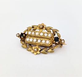 Broche Broche or jaune vers 1900 58 Facettes 1-833/5