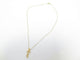 Collier collier GUCCI croix fendue 39 a 47 cm en or jaune 18k 58 Facettes 248967