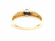 Bague 53 Bague Or jaune Saphir 58 Facettes 06508CD