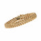 Bracelet Bracelet fin maille américaine ciselée or jaune 58 Facettes 23-224