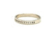 Bague 63 Bague Demie alliance Or blanc Diamant 58 Facettes 813006CN