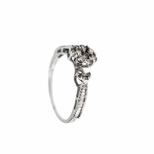 Bague 50 Bague fleur diamants 58 Facettes 27260
