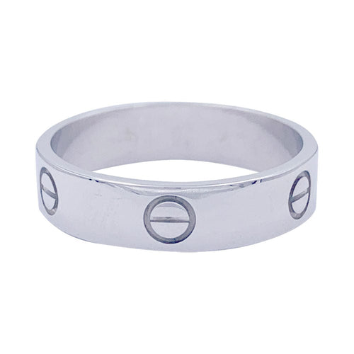 Bague 58 Bague Cartier, "Love", or blanc. 58 Facettes 33090