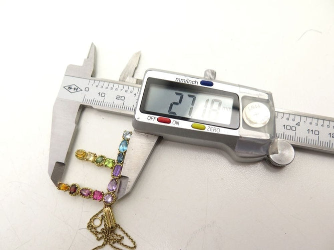 Collier collier pendentif DOLCE & GABBANA breloque f rainbow t50 or jaune 58 Facettes 250337