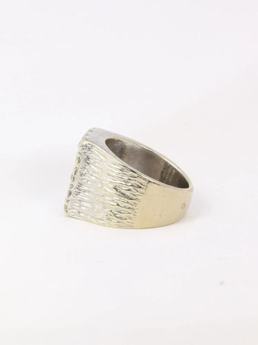 Bague Bague Chevalière vintage pavage diamants 58 Facettes J12