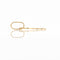 Pendentif Breloque en or Lettre A 58 Facettes 12-077A