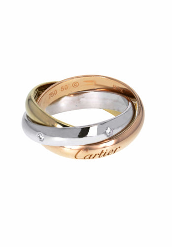 Bague 50 Bague CARTIER Trinity 5 Diamants 58 Facettes 62905-58997