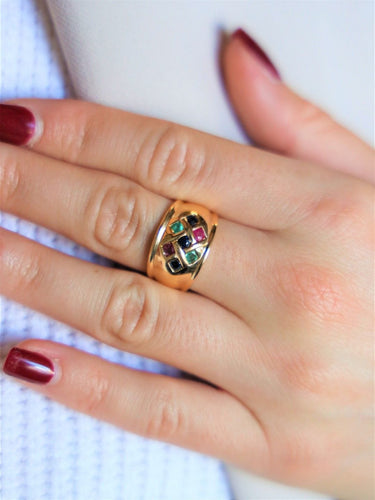 Bague 54 Bague Or jaune Saphir 58 Facettes 1680694CN