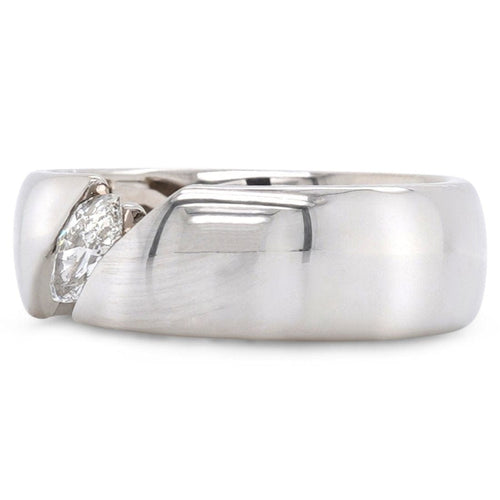 Bague 52 Bague Barro or gris diamants 58 Facettes 31E00177