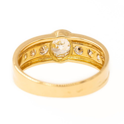 Bague 52 Bague Jonc Or jaune Diamant 58 Facettes 2227410CN
