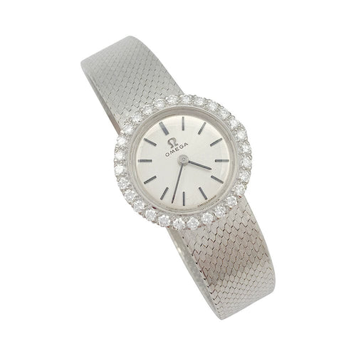 Montre Montre Omega or blanc et diamants. 58 Facettes 31318