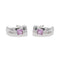 Boucles d'oreilles Boucles d'oreilles Or blanc Saphir 58 Facettes 2500307CN
