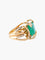 Bague Bague Cocktail Or Jaune Emeraude & Diamants 58 Facettes