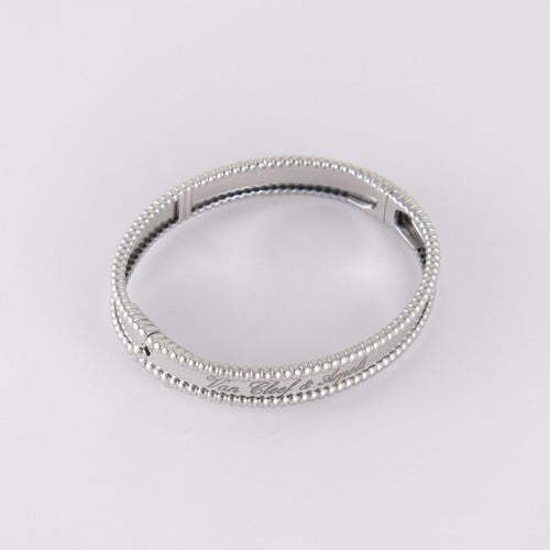 Bracelet Van Cleef & Arpels - Bracelet Jonc perlé 58 Facettes