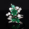 Bague 50 Bague vintage émeraudes et diamants 58 Facettes 16-052-50-1