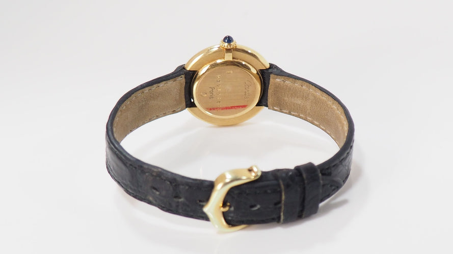 Montre Montre Cartier Vendôme Ellipse en or jaune 58 Facettes 31714