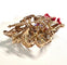 Broche BROCHE ART DÉCO DIAMANTS 58 Facettes