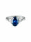 Bague Bague Saphir et 2 Diamants 58 Facettes