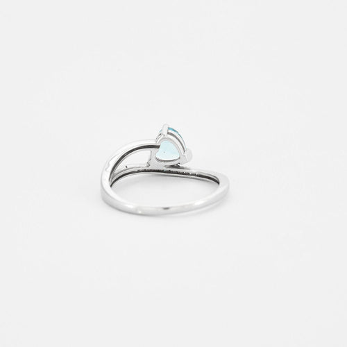 Bague 54 Bague Topaze taille coeur 58 Facettes 240042