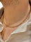 Collier CHAINE MAILLE FIGARO ALTERNÉE 58 Facettes 048381
