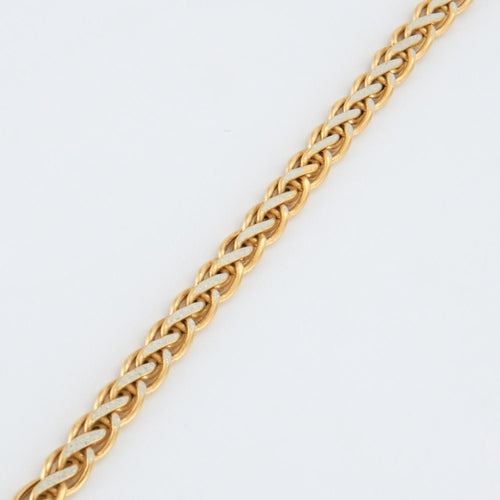 Collier Collier 2 ors maille tressée 58 Facettes EL10