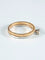 Bague 53 Bague Solitaire Deux Ors 58 Facettes