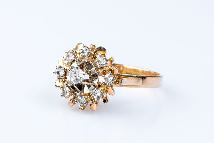 Bague Bague en or jaune 58 Facettes BG335522-55