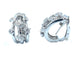 Boucles d'oreilles ADLER - Boucles d’oreilles Sérail Or blanc et diamants 58 Facettes