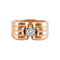 Bague Bague Rétro 1940 or jaune et diamant 58 Facettes 462