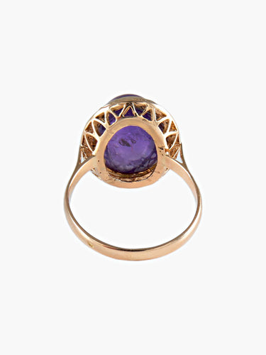 Bague Bague Ancienne Améthyste 58 Facettes