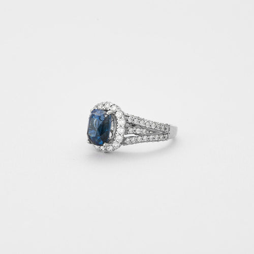 Bague 54 Bague Saphir Ceylan 3cts 58 Facettes