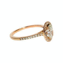 Bague 53 Bague Diamant ovale 0.70ct 58 Facettes 1-1410/1