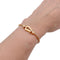 Bracelet Bracelet Fred, "Force 10", or jaune, diamants. 58 Facettes 32811