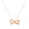 Collier Ginette NY Collier Bow Or rose 58 Facettes 2308937CN