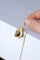 Pendentif Pendentif feuille et insecte ancien en or et grenat 58 Facettes