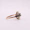Bague Bague Tank or jaune et blanc Diamant 58 Facettes