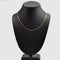 Collier Chaine ancienne or maille plate 58 Facettes 23-013