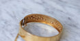 Bracelet Bracelet jonc or rose et perles 58 Facettes